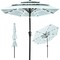 Best Choice Products 10ft 3-Tier Solar Patio Umbrella w/ 24 LED Lights, Tilt Adjustment, Easy Crank